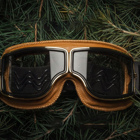 Vintage-Motorradbrille